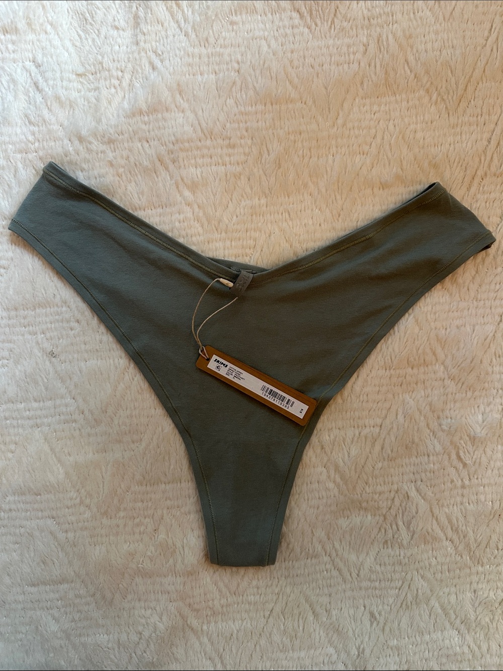 SKIMS Cotton Jersey Dipped Thong